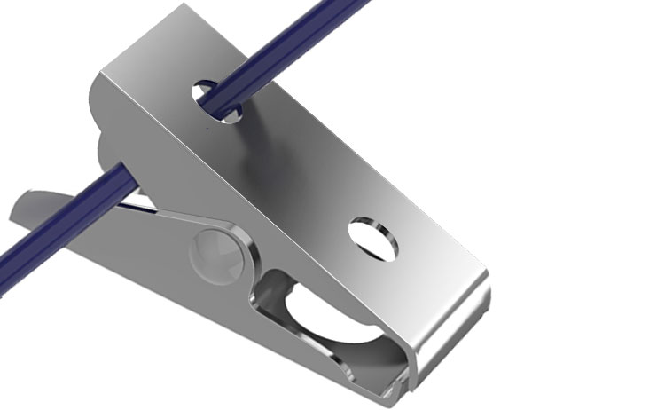 X-ray detectable clip