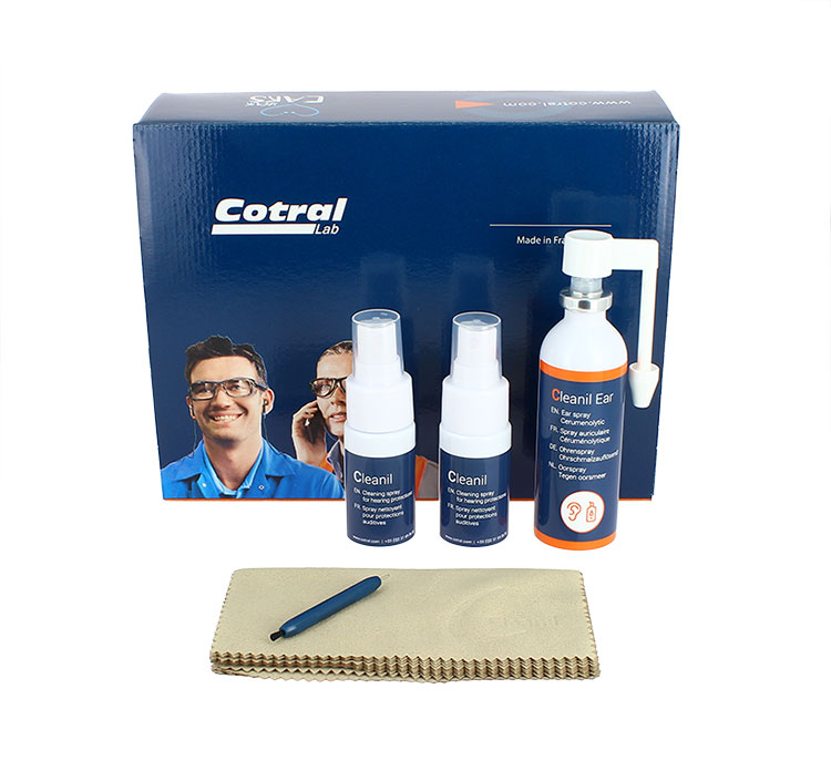 Regular maintenance of your custom molded ear plugs Primo Excellium kit for your custom molded ear plugs